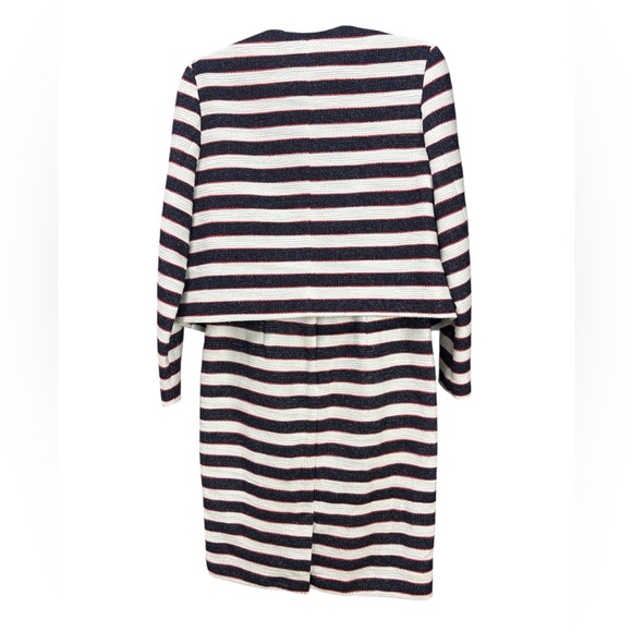 NWT Banana Republic Dress & Blazer Set in navy & red - Size 4 Dress / 6P Blazer - Picture 10 of 10